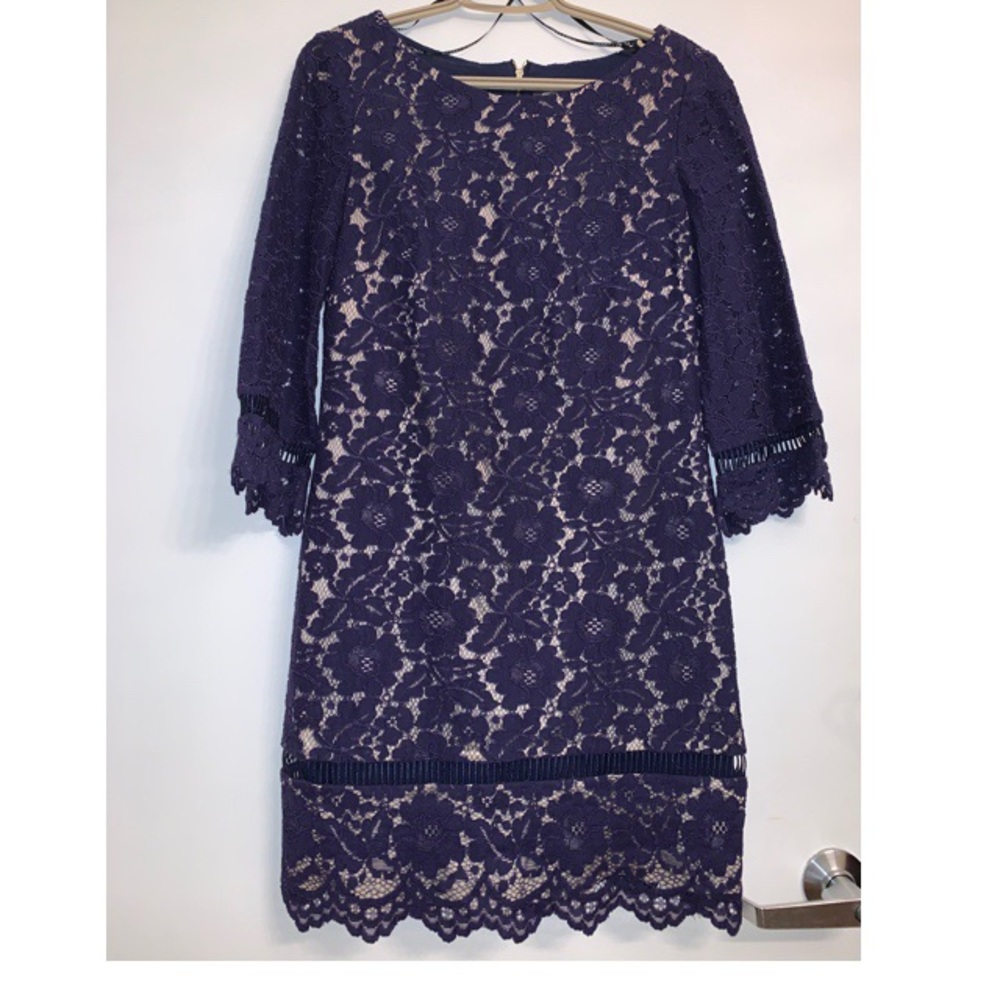 Vince Camuto Blue Lace Dress